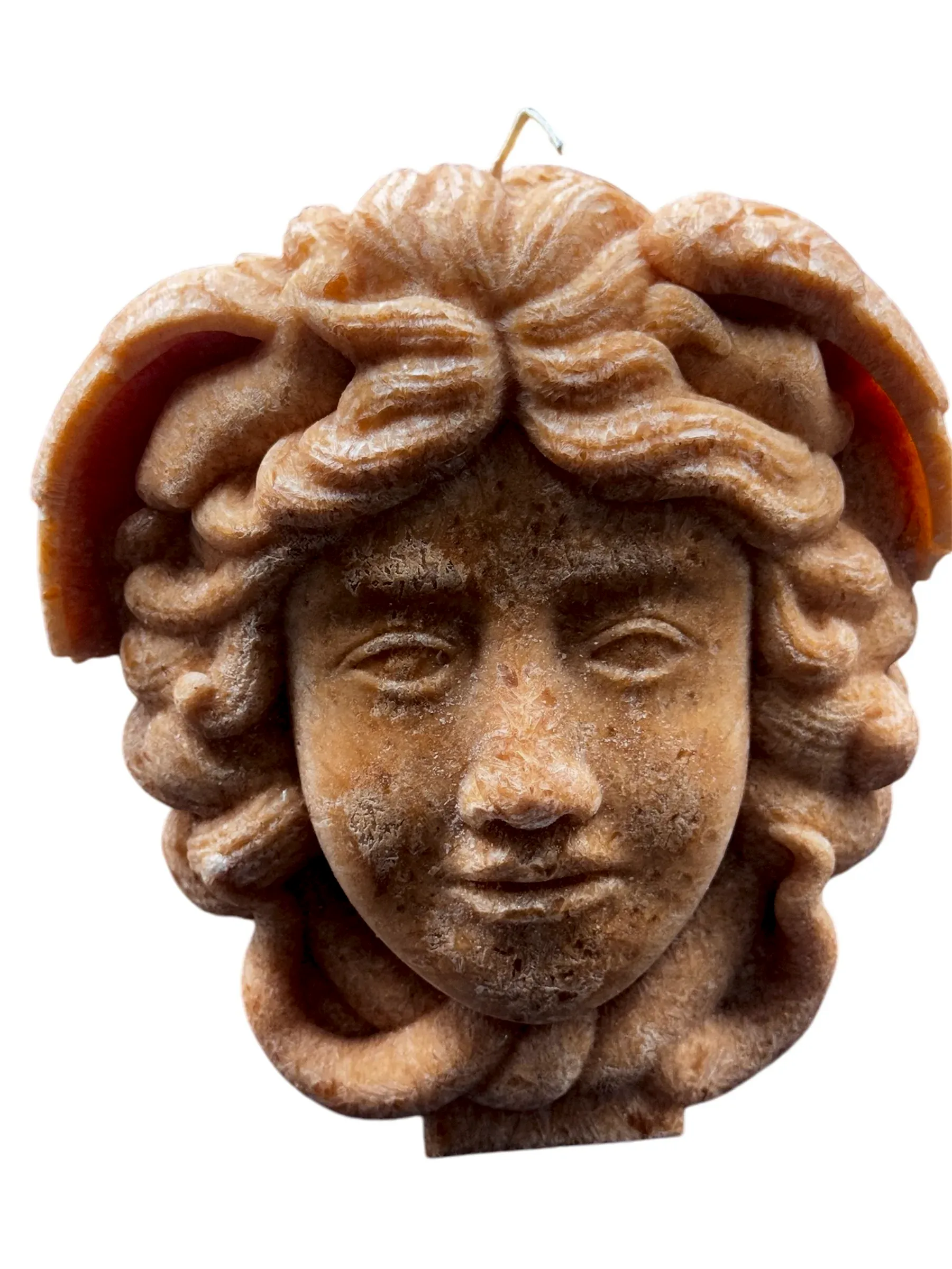 MİKRO KRİSTAL İKİLİ MEDUSA SET DEKORATİF HEYKEL MUM